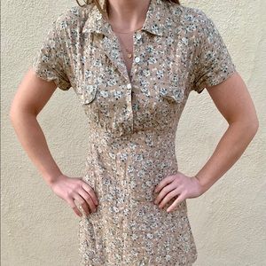 Retro Collared Dress